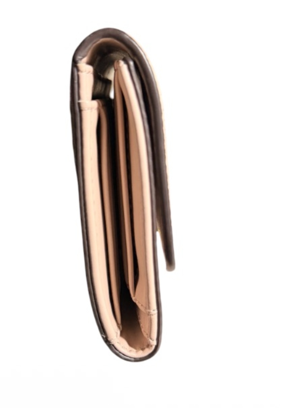 Michael Kors Rose Pink Pebbled Leather Continental Wallet with Gold Hardware - Picture 5 of 15